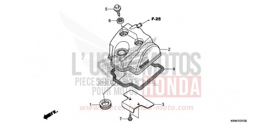 COUVERCLE DE CULASSE CRF250RF de 2015